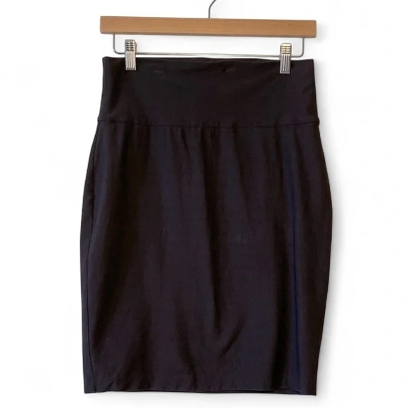 EILEEN FISHER‎ DARK GREY WASHABLE CREPE MINI SKIRT SIZE XS - Picture 2 of 10